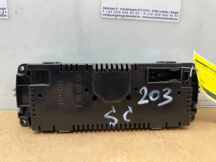 Heater control panel Mercedes C-Klasse