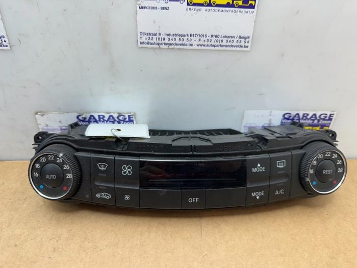 Heater control panel Mercedes E-Klasse