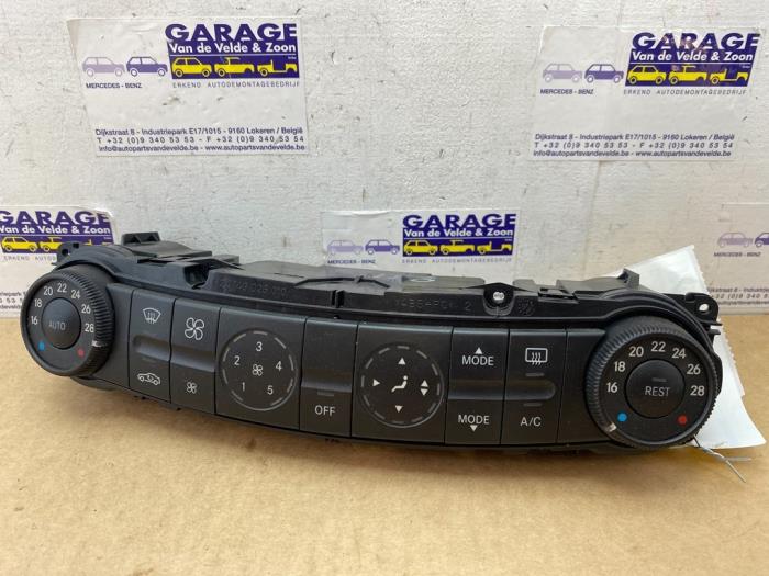 Heater control panel Mercedes E-Klasse