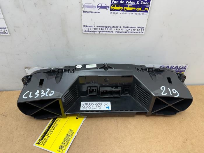 Heater control panel Mercedes CLS-Klasse