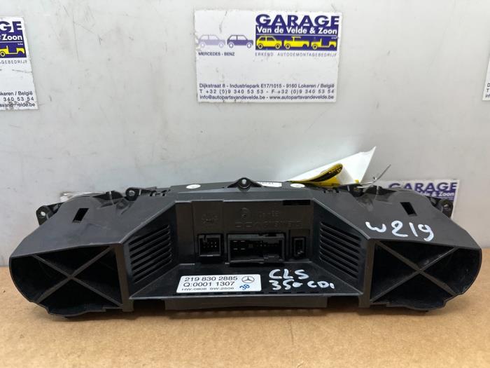 Heater control panel Mercedes CLS-Klasse