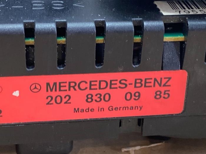 Heater control panel Mercedes C-Klasse