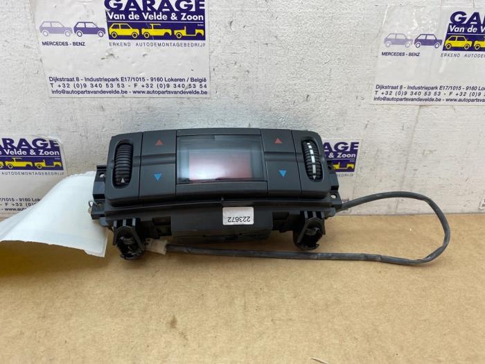 Heater control panel Mercedes E-Klasse