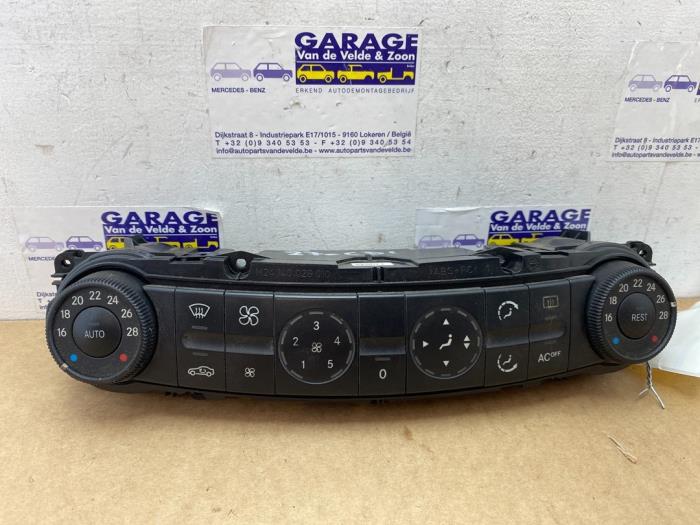 Heater control panel Mercedes E-Klasse