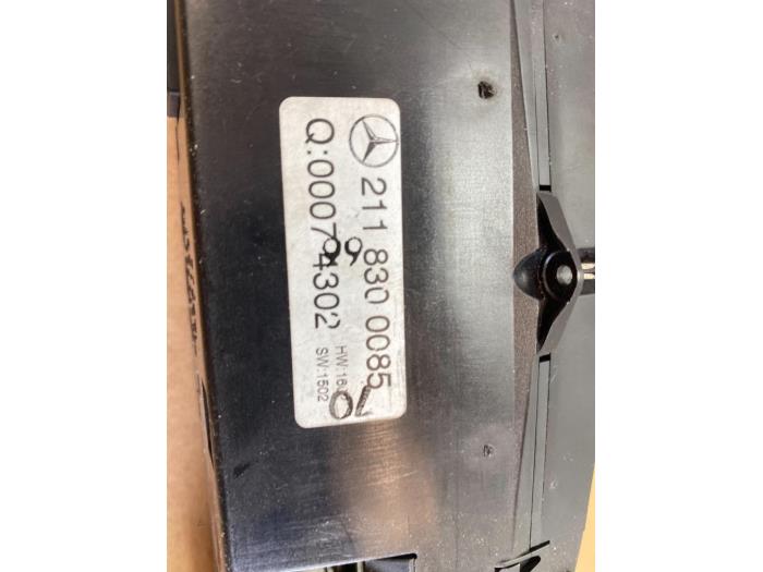 Panneau de commandes chauffage Mercedes E-Klasse