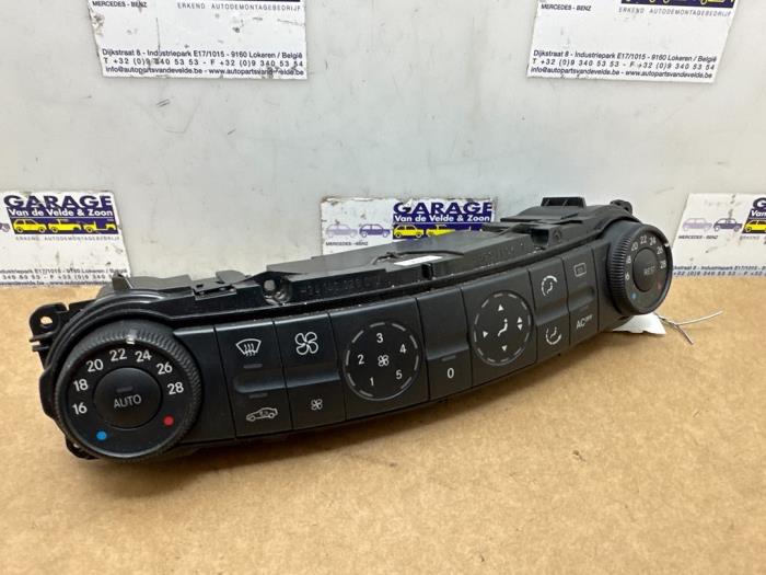 Heater control panel Mercedes E-Klasse