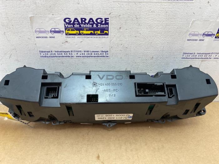 Panneau de commandes chauffage Mercedes E-Klasse
