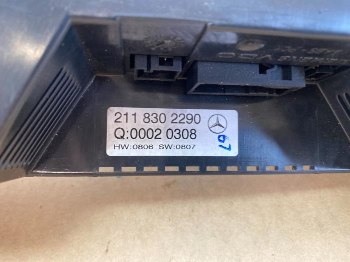 Panneau de commandes chauffage Mercedes E-Klasse