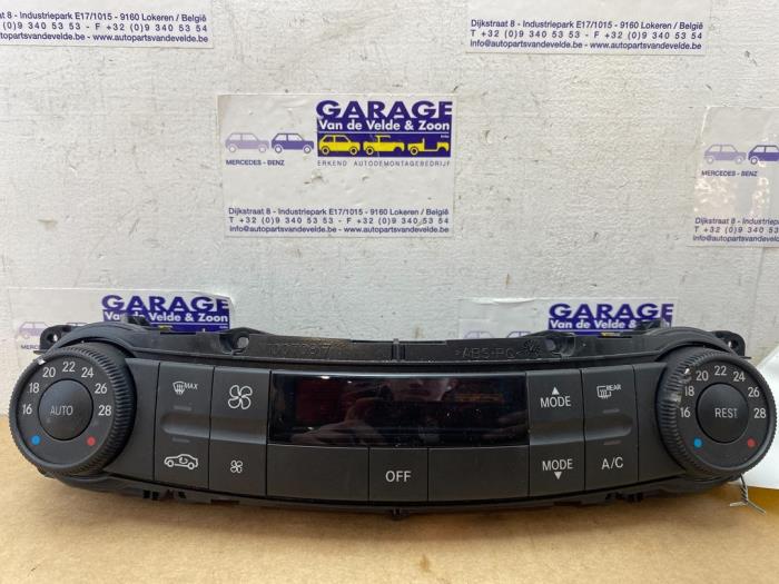 Heater control panel Mercedes E-Klasse