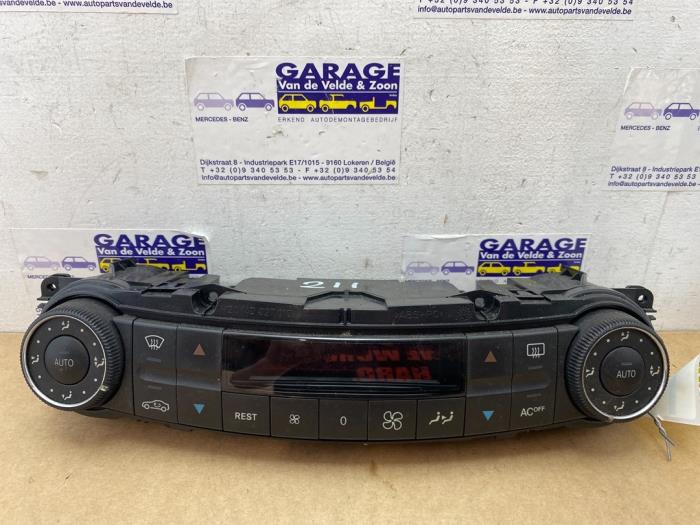 Heater control panel Mercedes E-Klasse