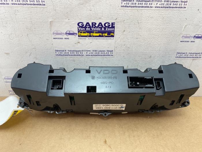 Panneau de commandes chauffage Mercedes E-Klasse