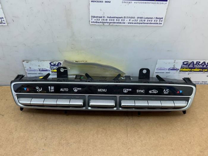 Heater control panel Mercedes E-Klasse