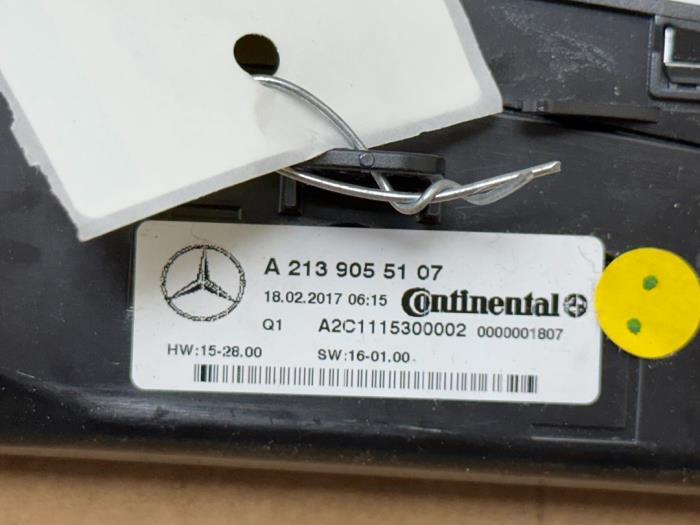Panneau de commandes chauffage Mercedes E-Klasse