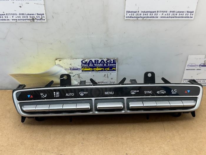 Heater control panel Mercedes E-Klasse