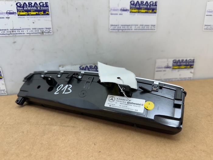 Panneau de commandes chauffage Mercedes E-Klasse