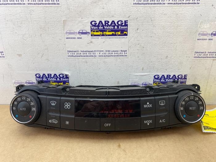 Heater control panel Mercedes E-Klasse