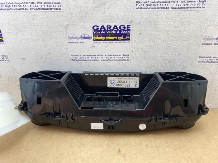 Panneau de commandes chauffage Mercedes E-Klasse