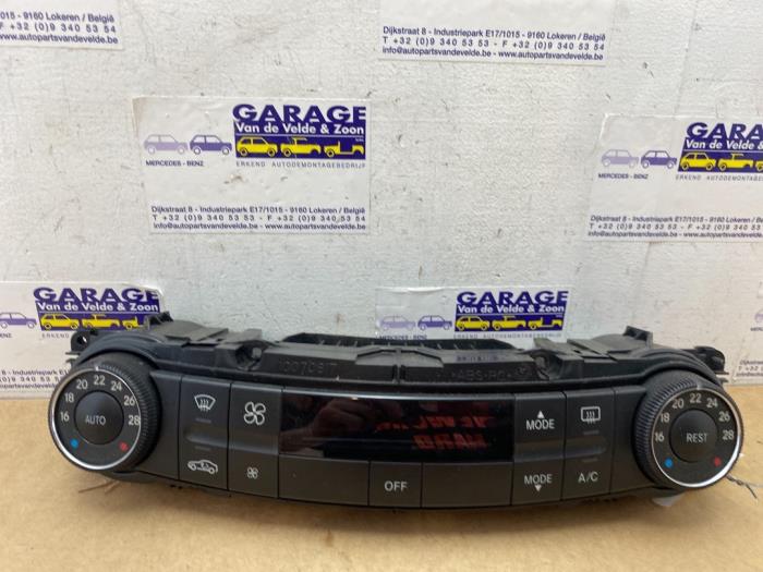 Heater control panel Mercedes E-Klasse