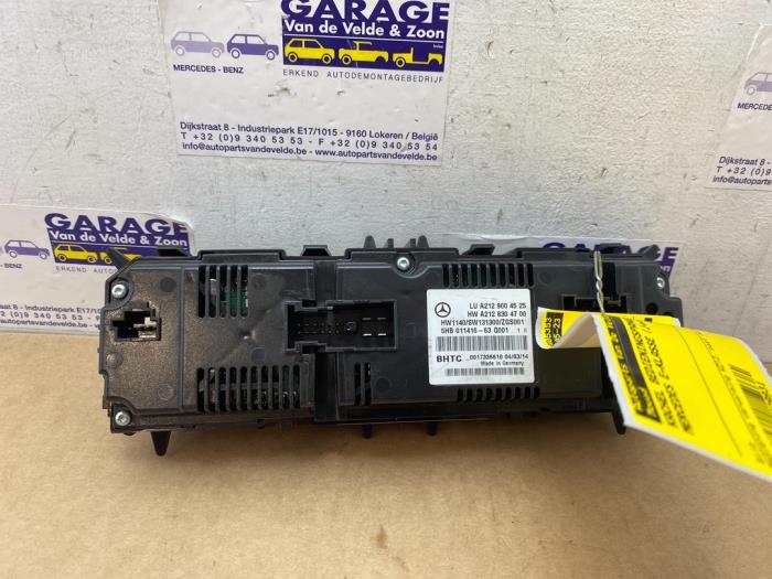 Panneau de commandes chauffage Mercedes E-Klasse