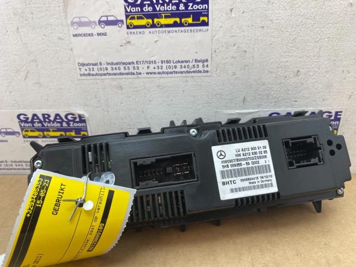 Panneau de commandes chauffage Mercedes E-Klasse