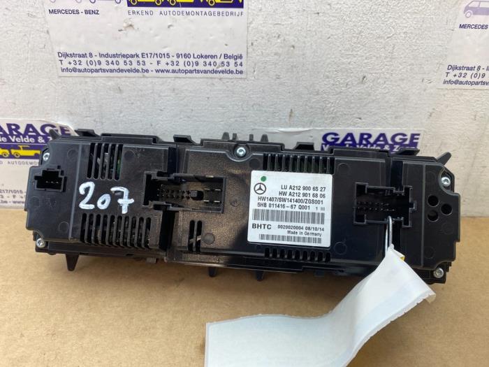 Panneau de commandes chauffage Mercedes E-Klasse