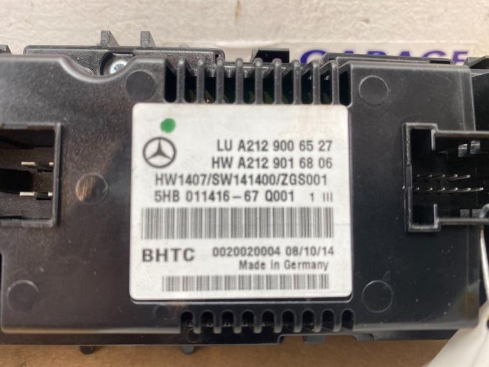 Panneau de commandes chauffage Mercedes E-Klasse