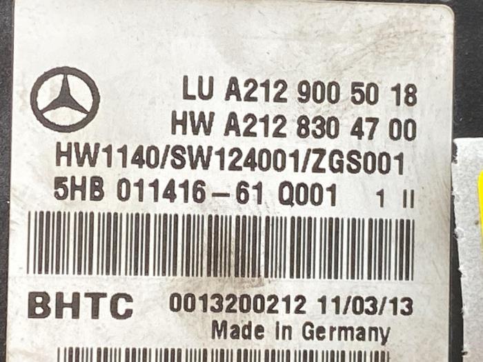 Heater control panel Mercedes E-Klasse