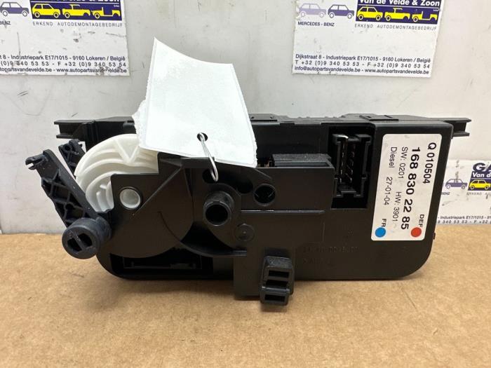 Heater control panel Mercedes A-Klasse