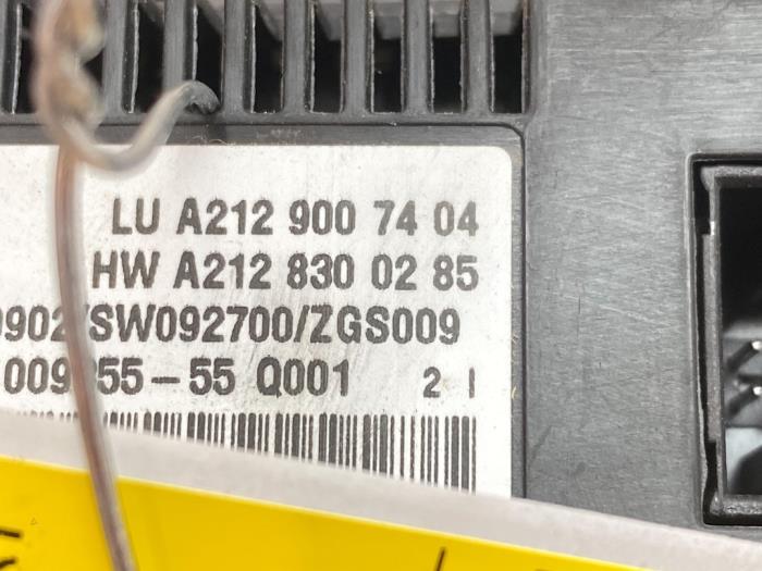 Kachel Bedieningspaneel Mercedes E-Klasse