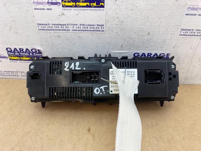 Panneau de commandes chauffage Mercedes E-Klasse