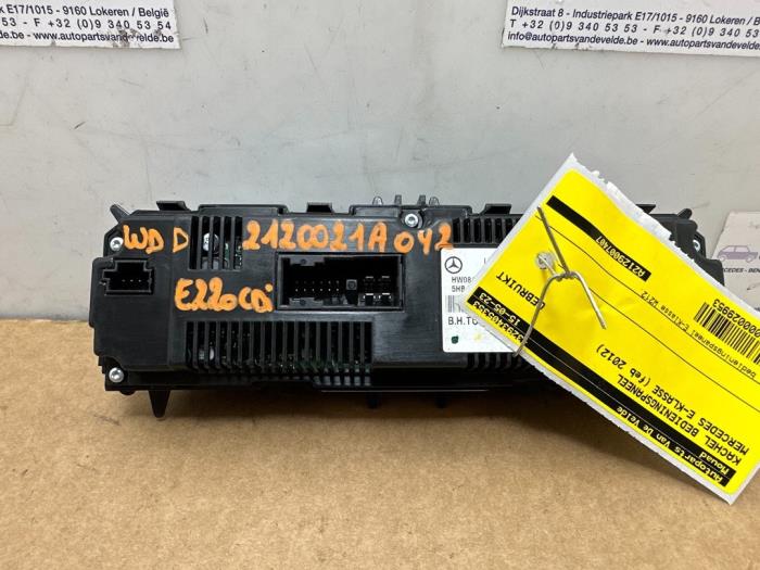 Panneau de commandes chauffage Mercedes E-Klasse