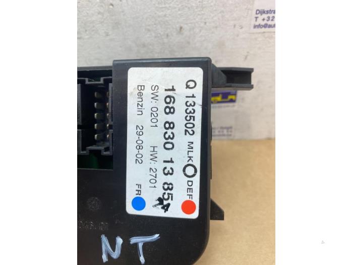 Heater control panel Mercedes A-Klasse