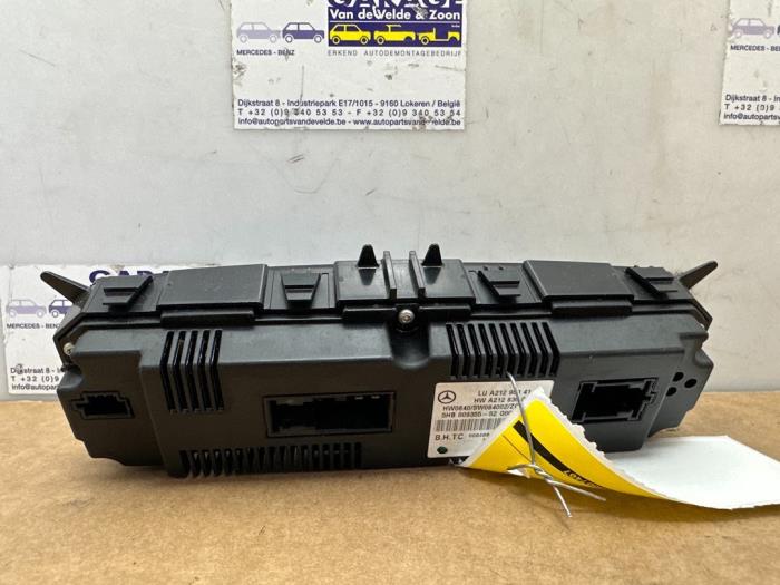Heater control panel Mercedes E-Klasse