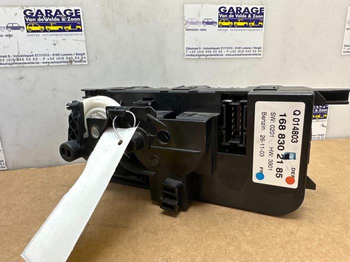 Heater control panel Mercedes A-Klasse