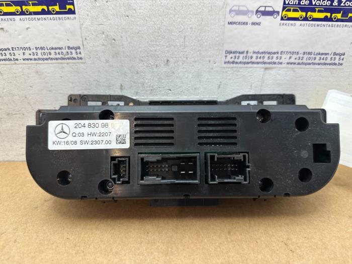 Panneau de commandes chauffage Mercedes C-Klasse