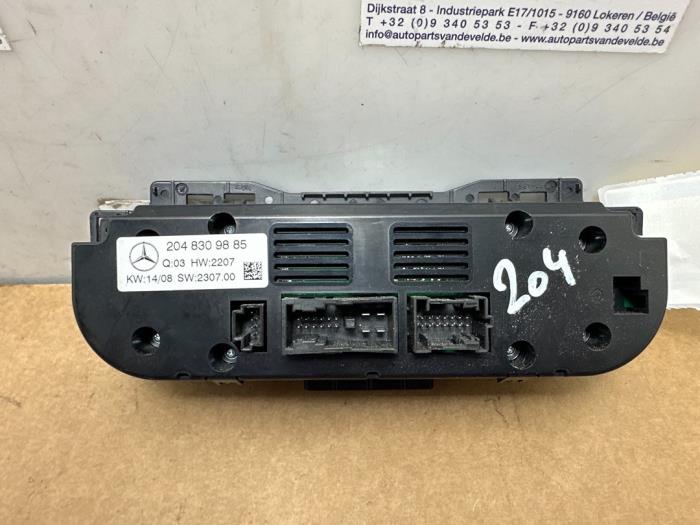 Panneau de commandes chauffage Mercedes C-Klasse