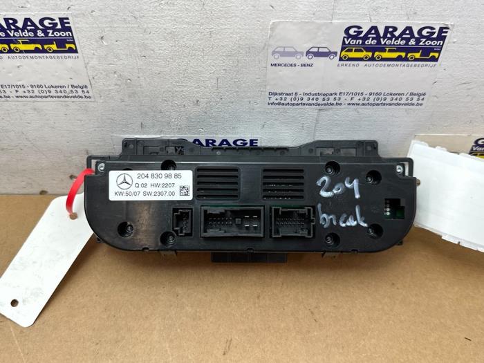 Panneau de commandes chauffage Mercedes C-Klasse