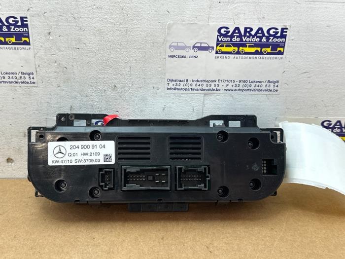 Panneau de commandes chauffage Mercedes C-Klasse