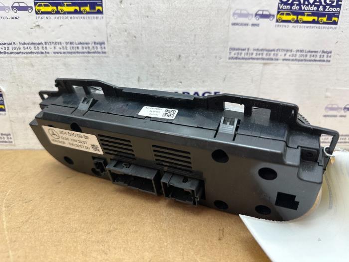 Panneau de commandes chauffage Mercedes C-Klasse