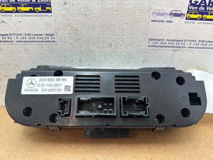 Panneau de commandes chauffage Mercedes C-Klasse