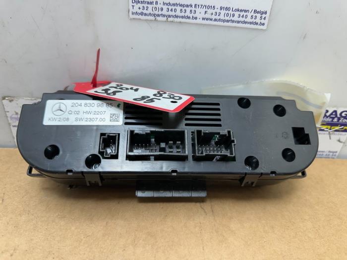 Panneau de commandes chauffage Mercedes C-Klasse
