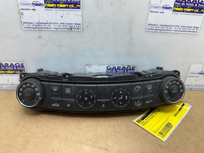 Heater control panel Mercedes E-Klasse