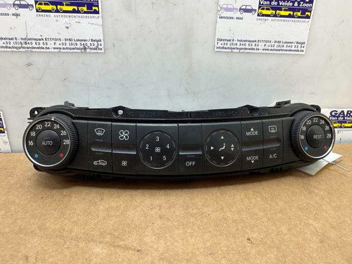Heater control panel Mercedes E-Klasse