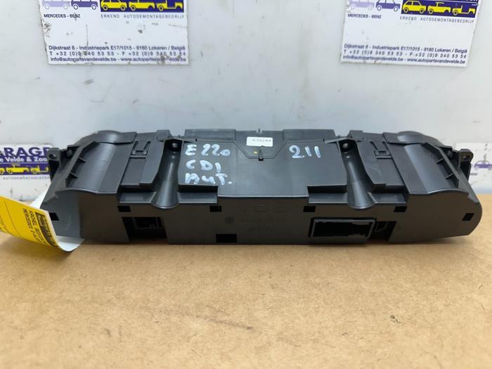Panneau de commandes chauffage Mercedes E-Klasse