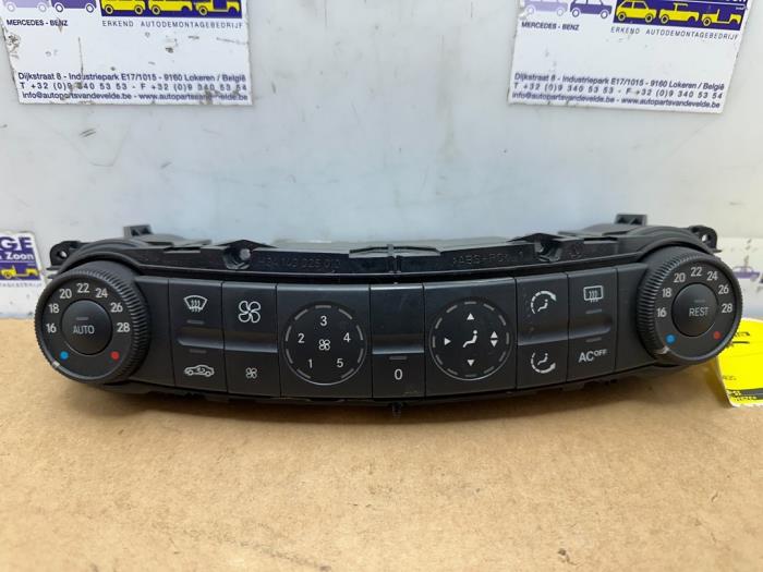 Panneau de commandes chauffage Mercedes E-Klasse