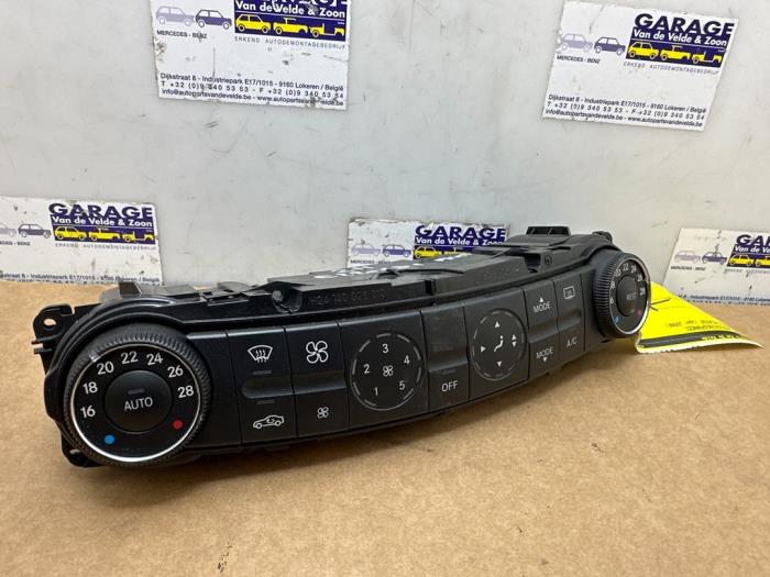 Heater control panel Mercedes E-Klasse