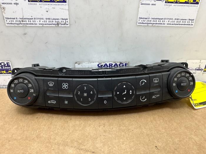 Panneau de commandes chauffage Mercedes E-Klasse