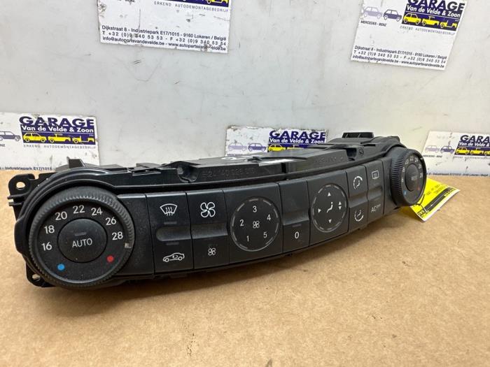 Heater control panel Mercedes E-Klasse