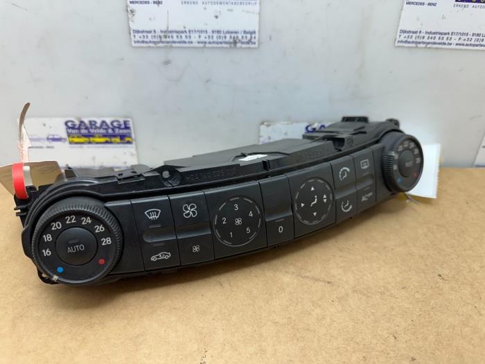 Heater control panel Mercedes E-Klasse