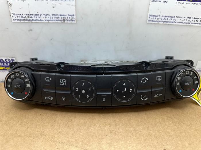 Heater control panel Mercedes E-Klasse